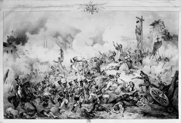 Le siège et la capture de Saragosse, 1809